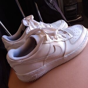 White Nike Air Force 1 Sneakers